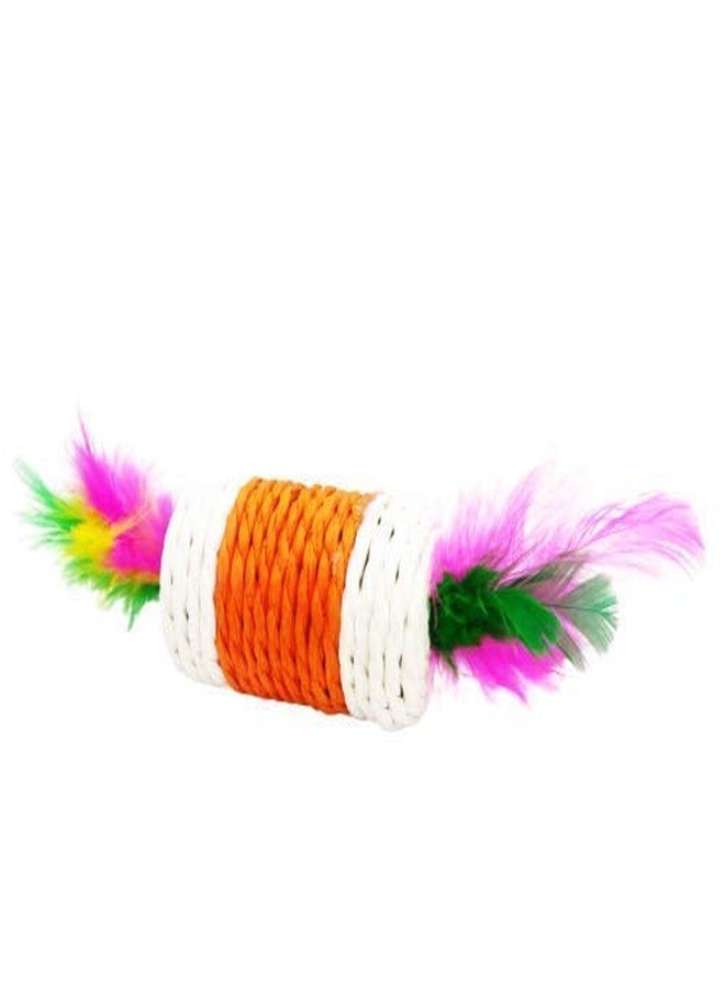 Pet Believe Sisal Rope Candy Toy with Feather Dog/Cat Playing Toy - Image 2